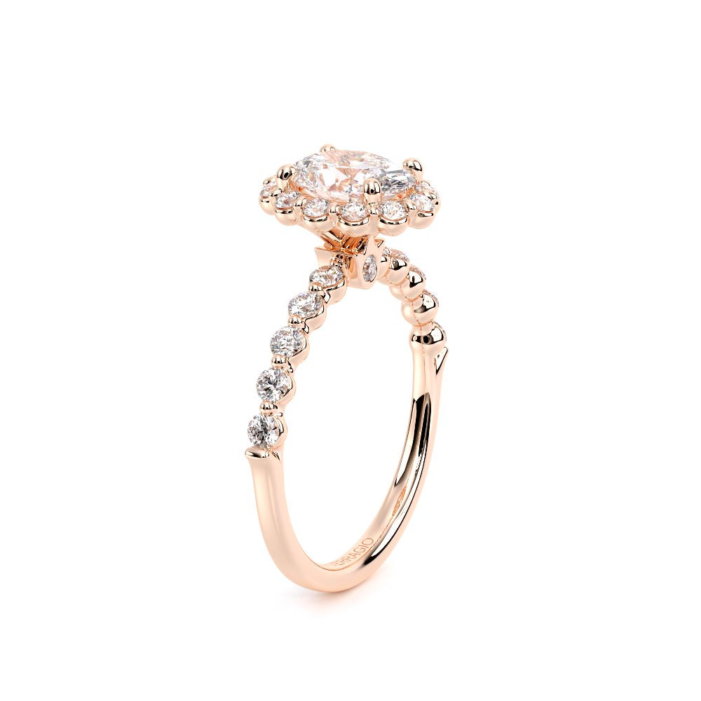 Renaissance-990OV20-14K Rose Gold Oval