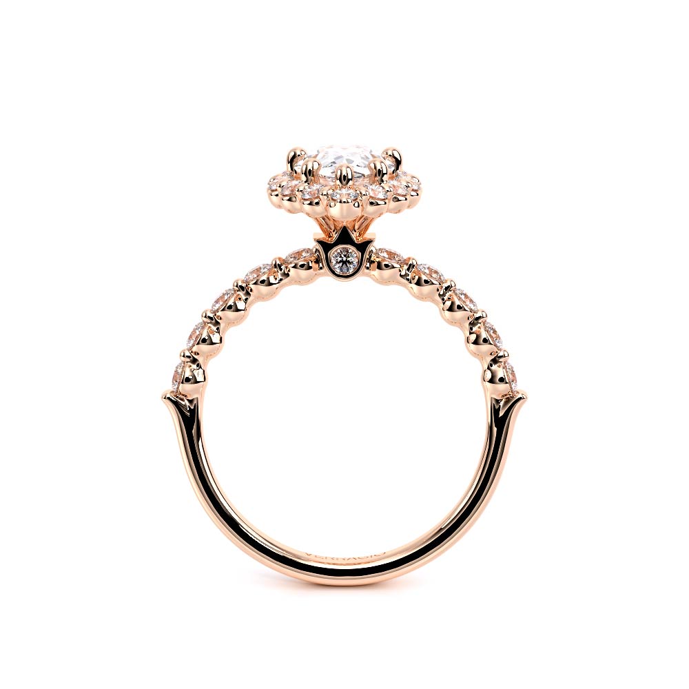 Verragio Halo Pear Engagement Ring