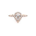 Verragio Halo Pear Engagement Ring
