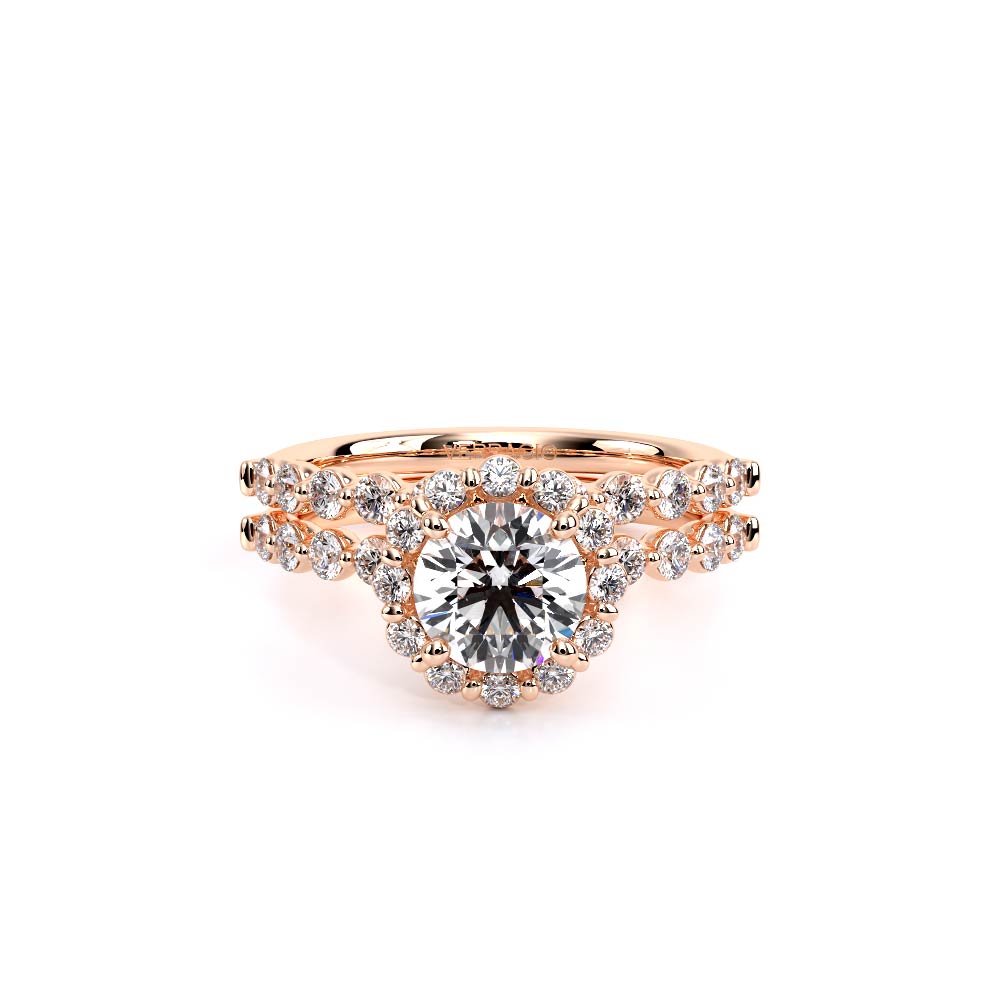Verragio Halo Round Engagement Ring