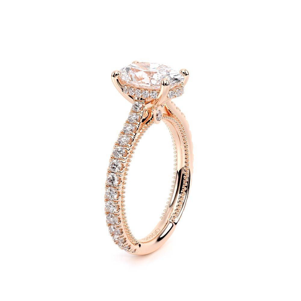 Renaissance-992OV17-18K Rose Gold Oval