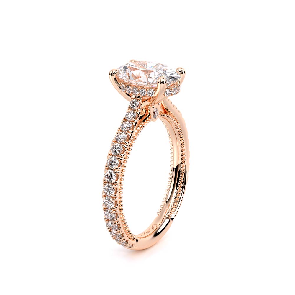 Verragio Pave Oval Engagement Ring