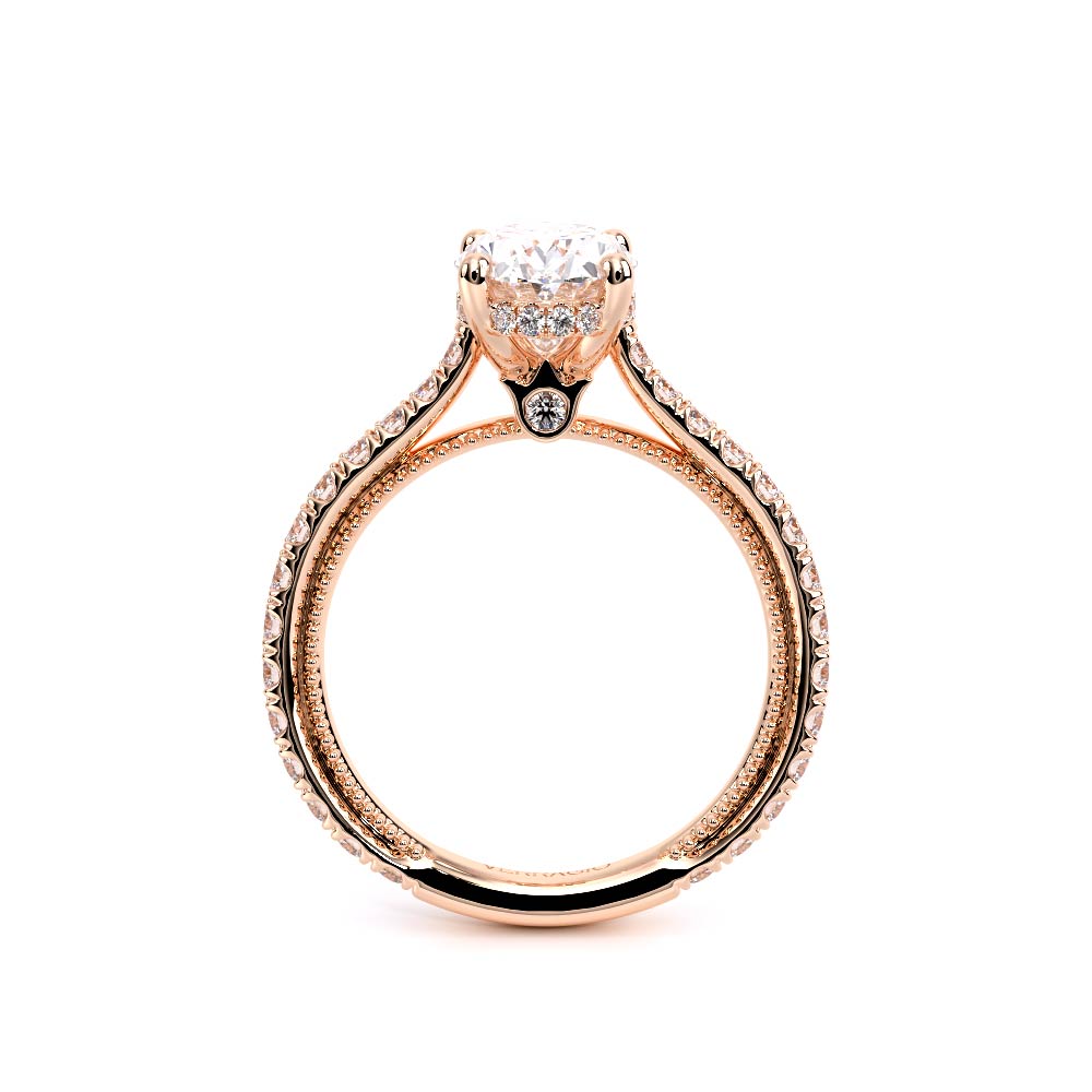 Verragio Pave Oval Engagement Ring
