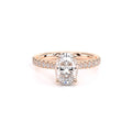 Verragio Pave Oval Engagement Ring