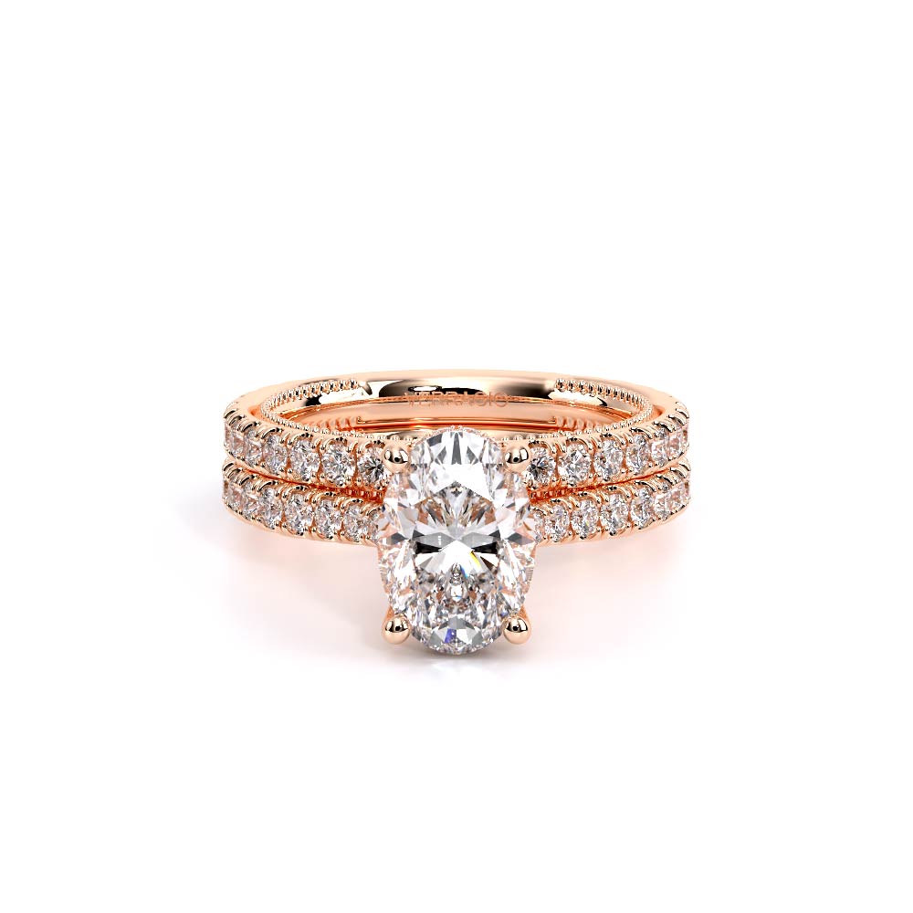 Verragio Pave Oval Engagement Ring