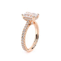 Renaissance-992EM17-14K Rose Gold Emerald