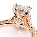 Renaissance-992EM17-18K Rose Gold Emerald