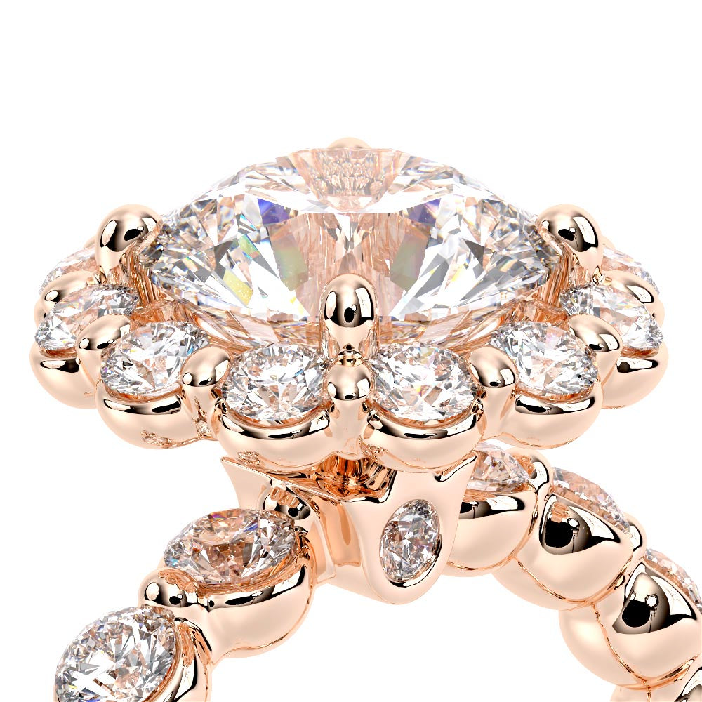 Renaissance-990R25-14K Rose Gold Round