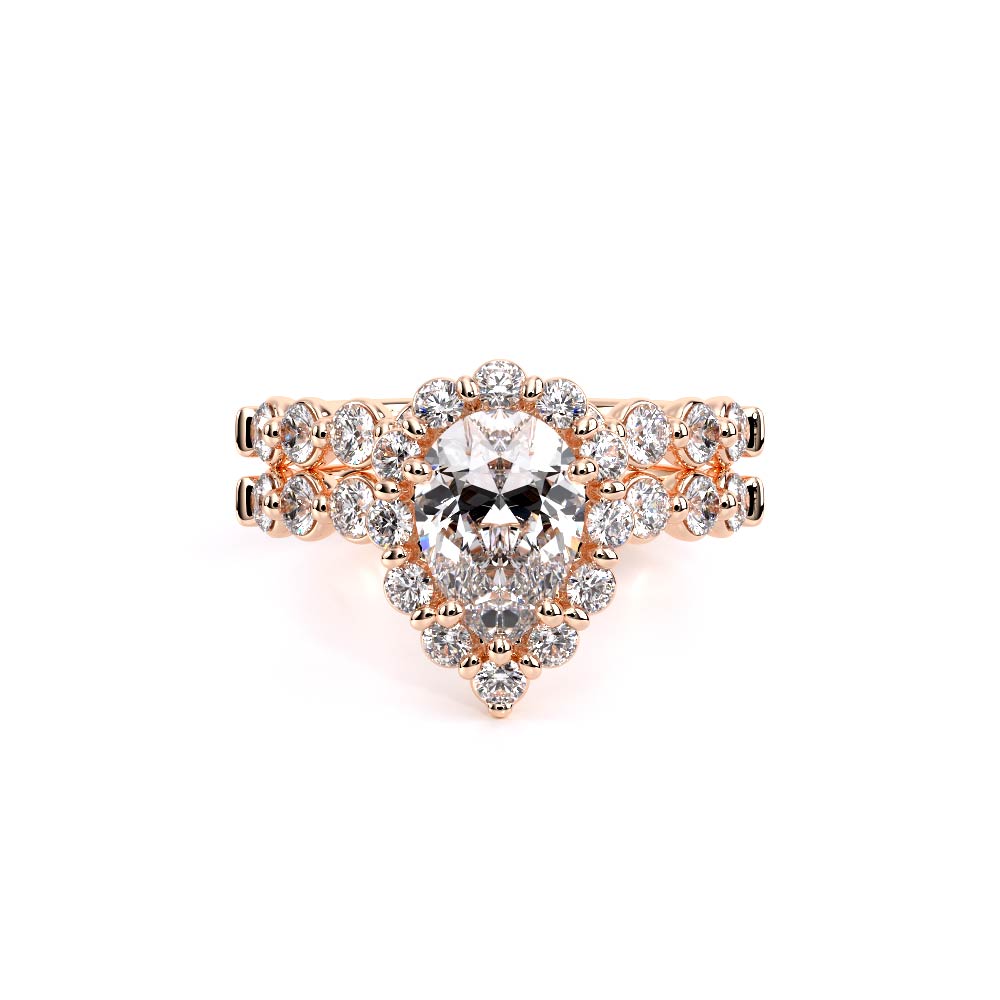 Verragio Halo Pear Engagement Ring