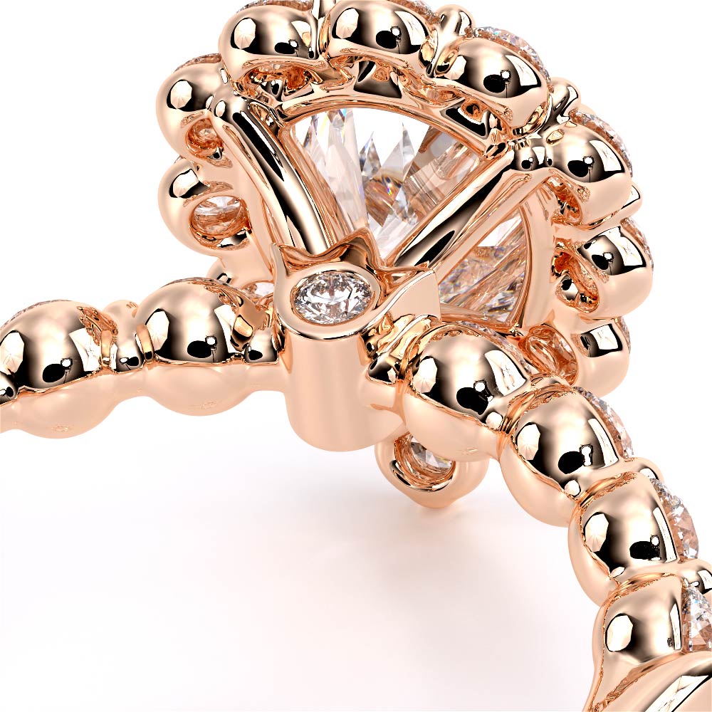 Verragio Halo Pear Engagement Ring