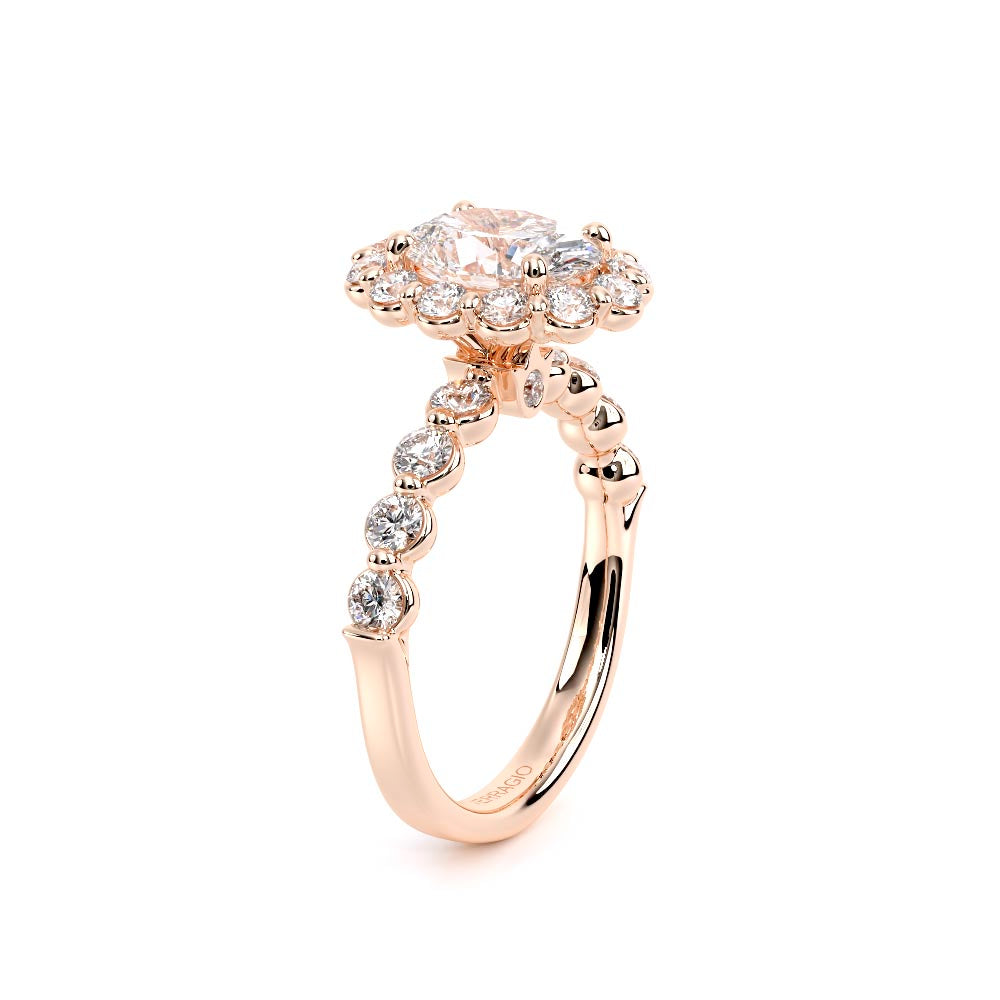 Renaissance-990OV25-18K Rose Gold Oval