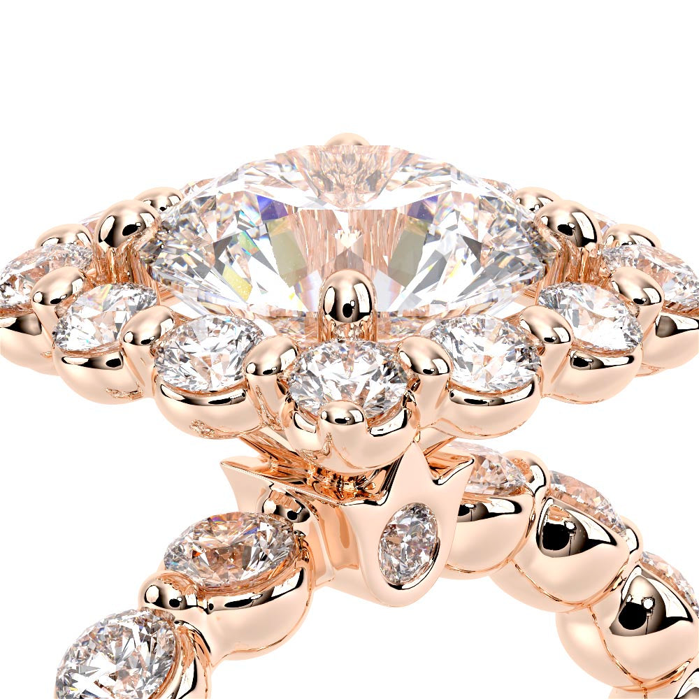 Renaissance-990CU25-18K Rose Gold Cushion