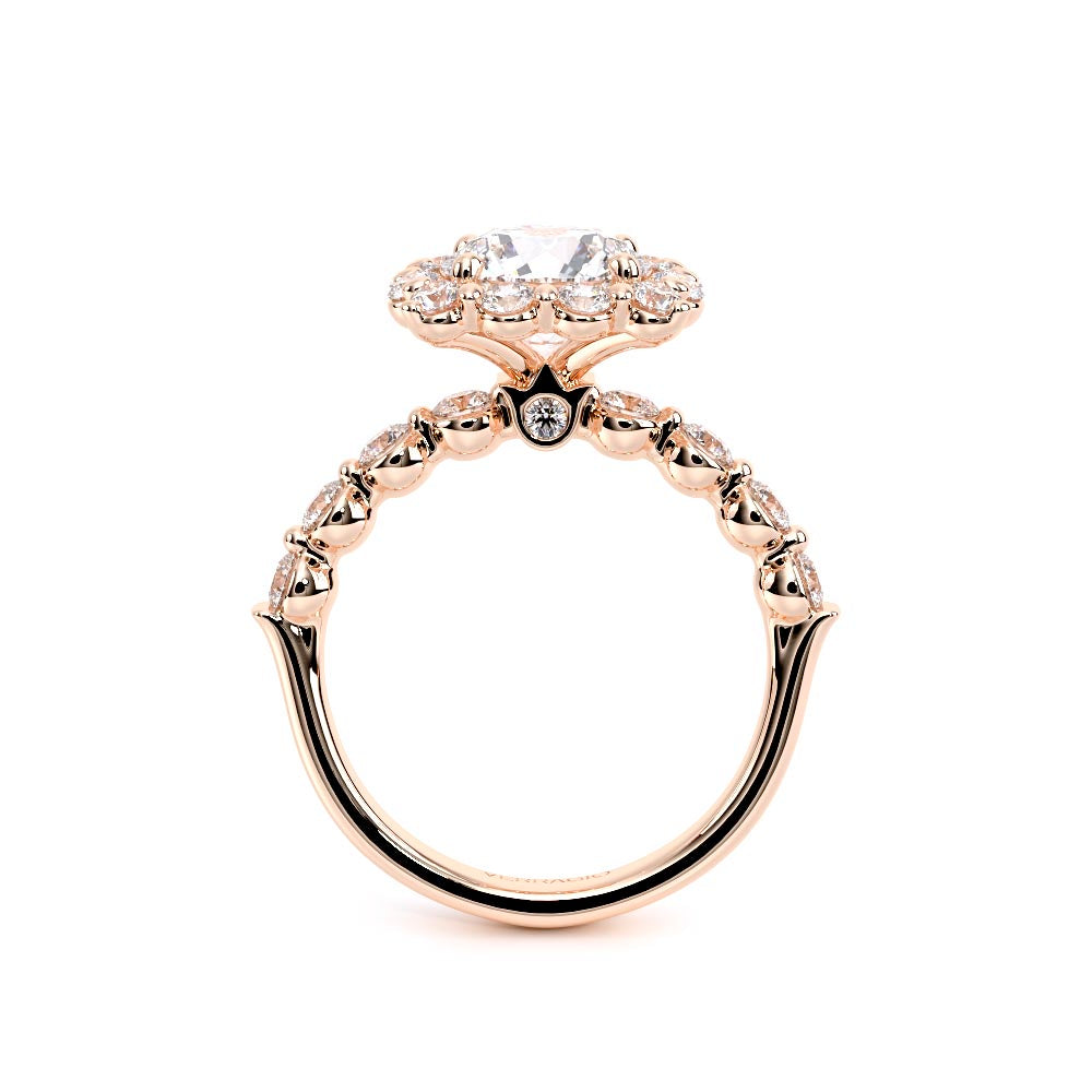 Renaissance-990CU25-18K Rose Gold Cushion