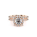 Renaissance-990CU25-18K Rose Gold Cushion