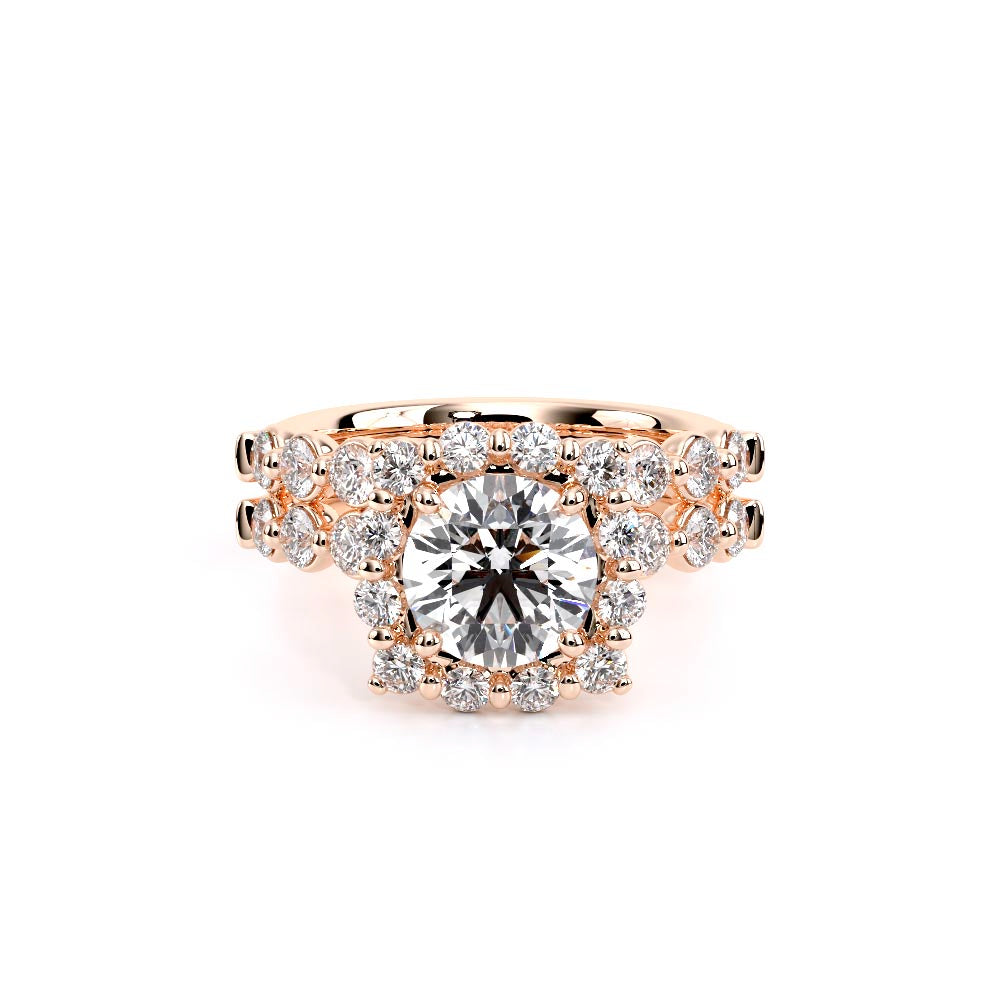 Renaissance-990CU25-18K Rose Gold Cushion