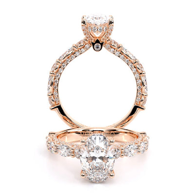 Verragio Pave Oval Engagement Ring