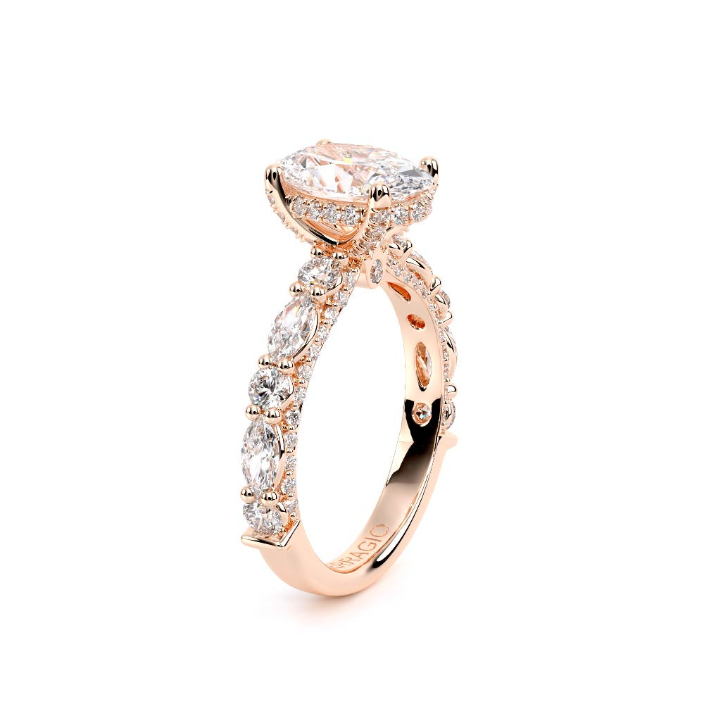 Couture-0490OV25-18K Rose Gold Oval