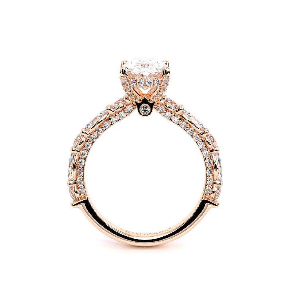 Couture-0490OV25-18K Rose Gold Oval