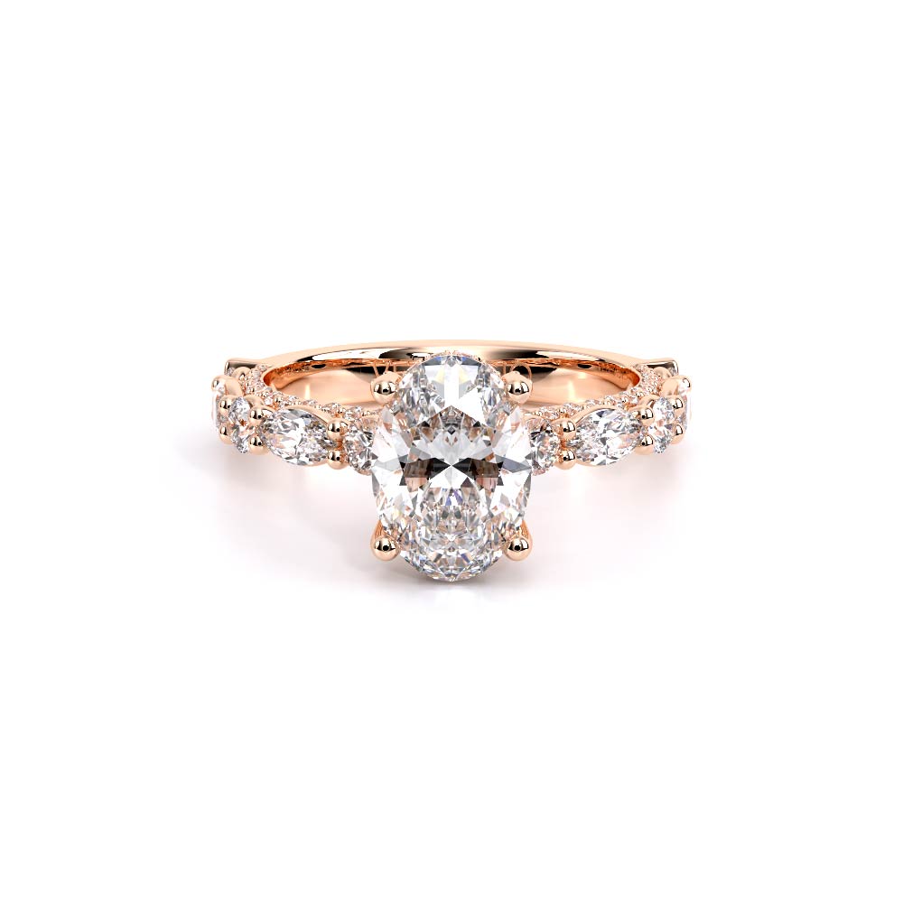 Verragio Pave Oval Engagement Ring