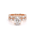 Couture-0490OV25-14K Rose Gold Oval