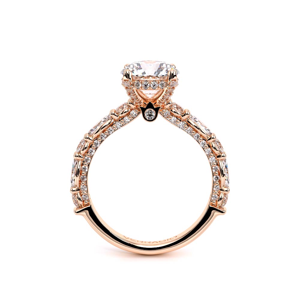 Verragio Pave Round Engagement Ring