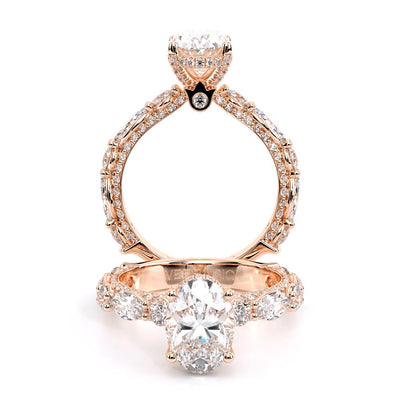 Verragio Pave Oval Engagement Ring