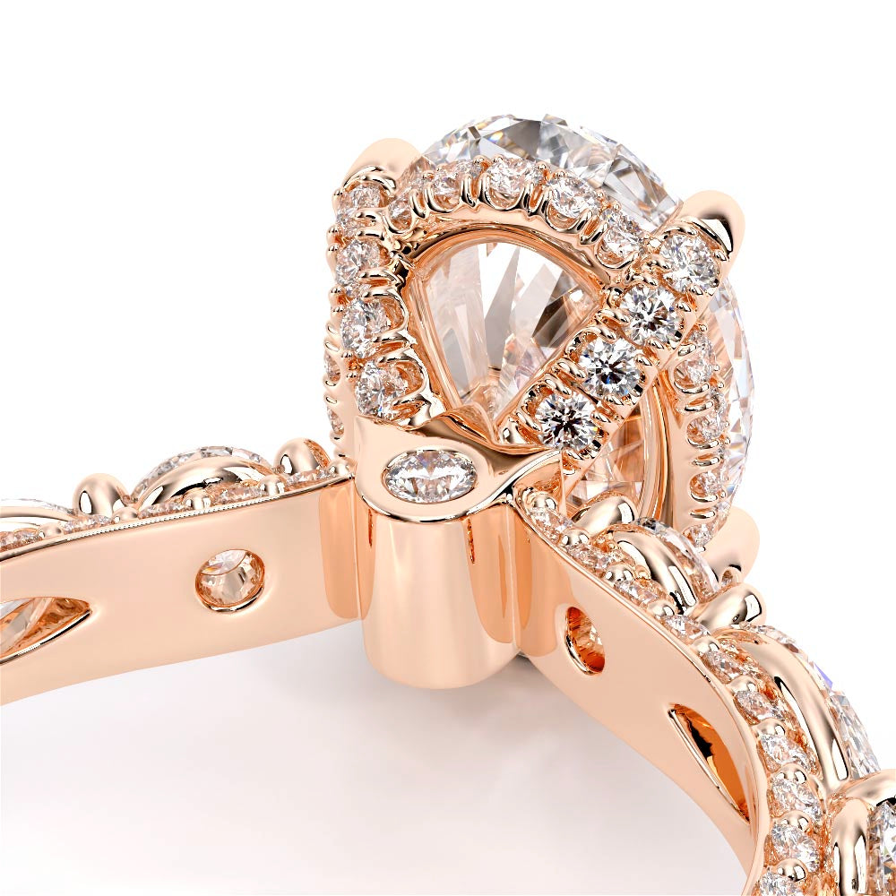 Couture-0490OV30-14K Rose Gold Oval