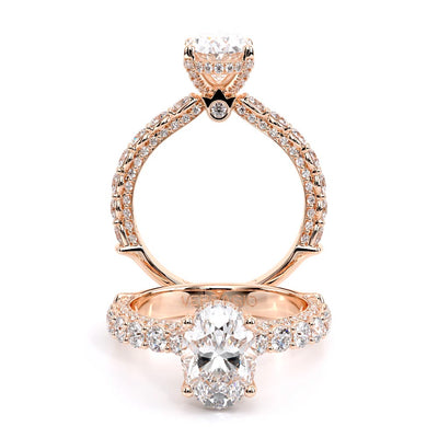 Verragio Pave Oval Engagement Ring