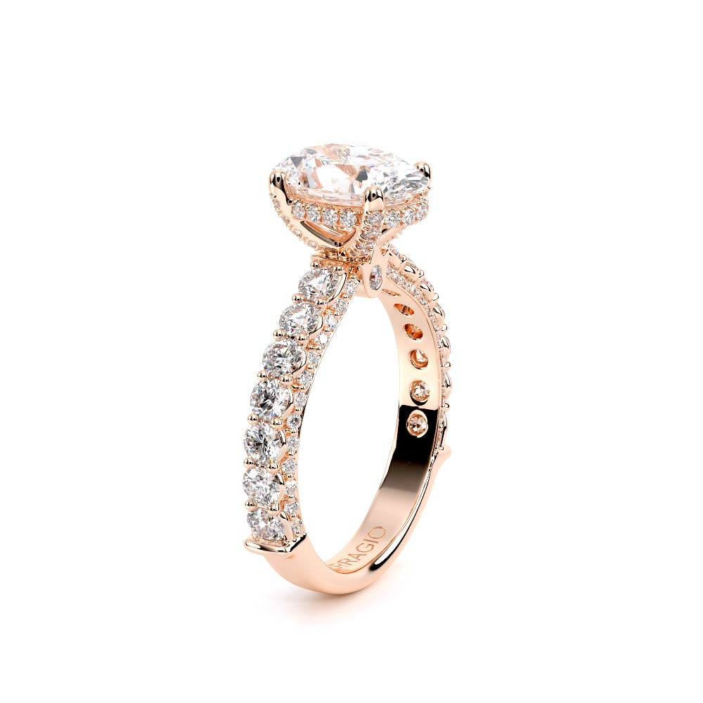 Couture-0489OV25-18K Rose Gold Oval