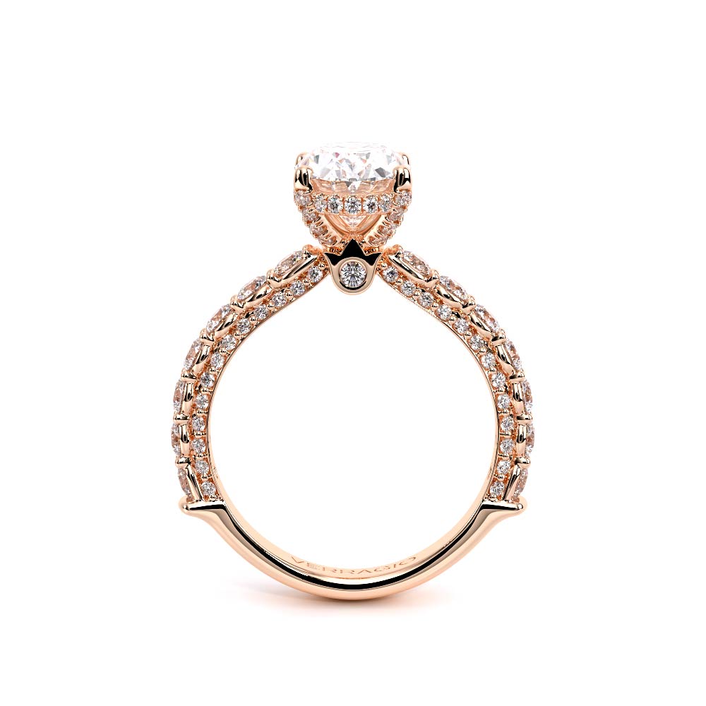 Verragio Pave Oval Engagement Ring