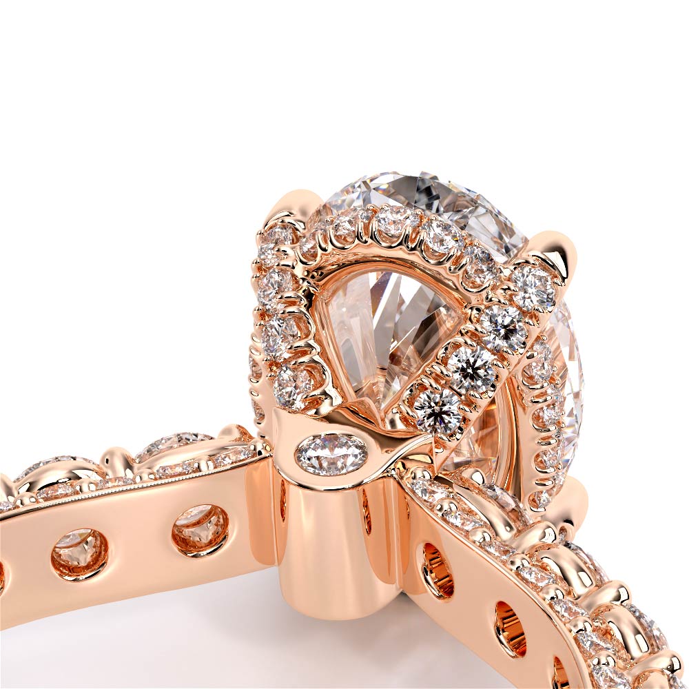 Verragio Pave Oval Engagement Ring