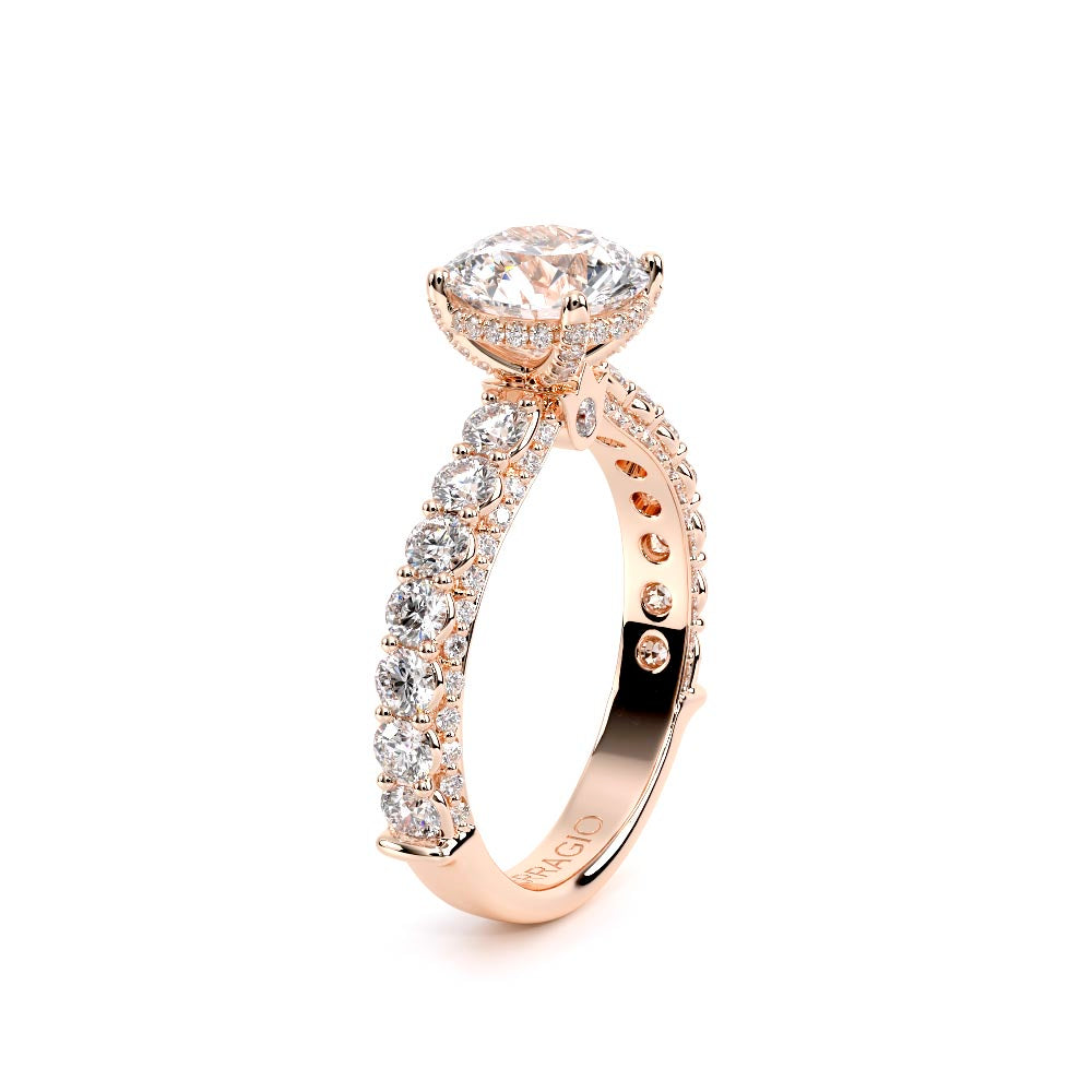 Couture-0489R25-14K Rose Gold Round