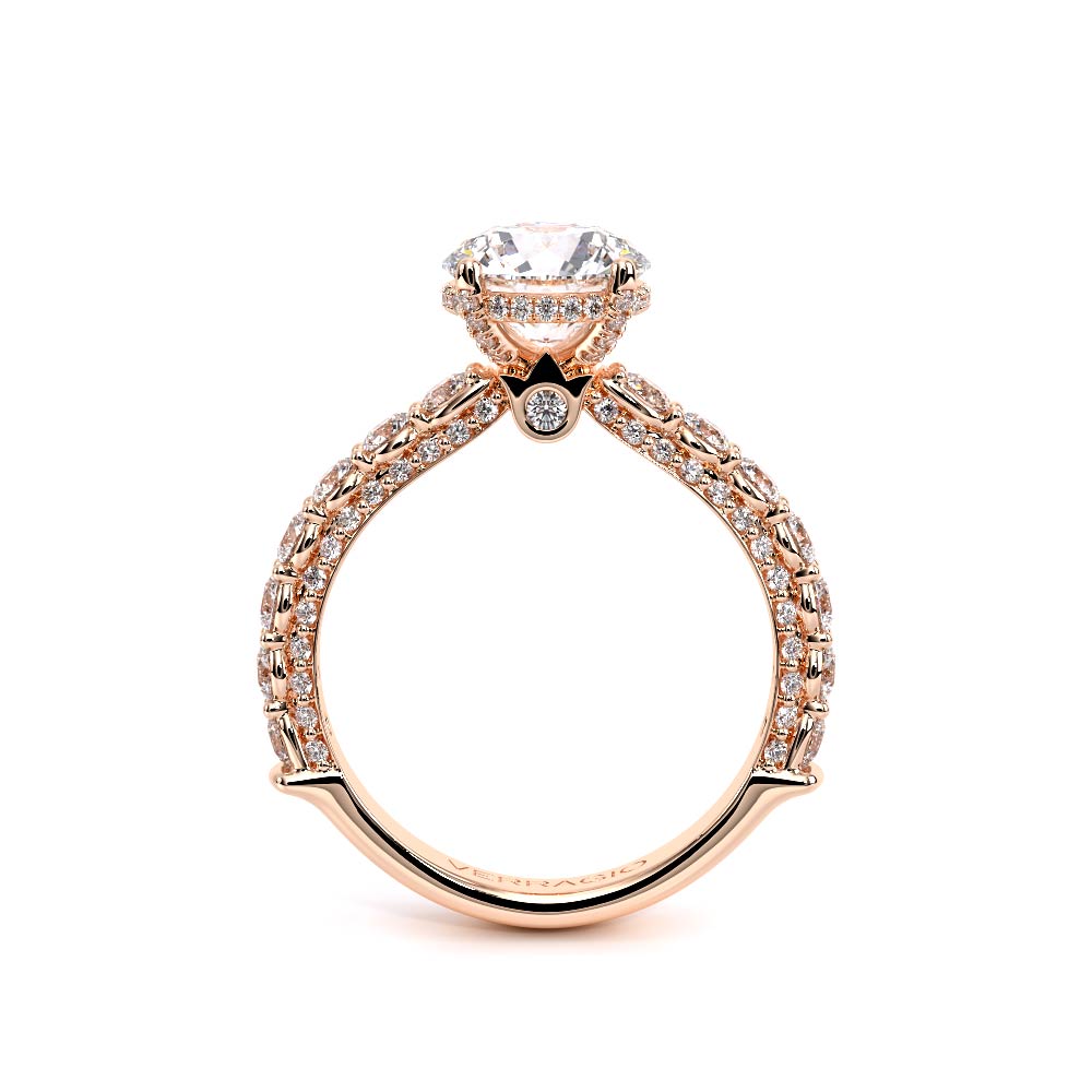 Verragio Pave Round Engagement Ring