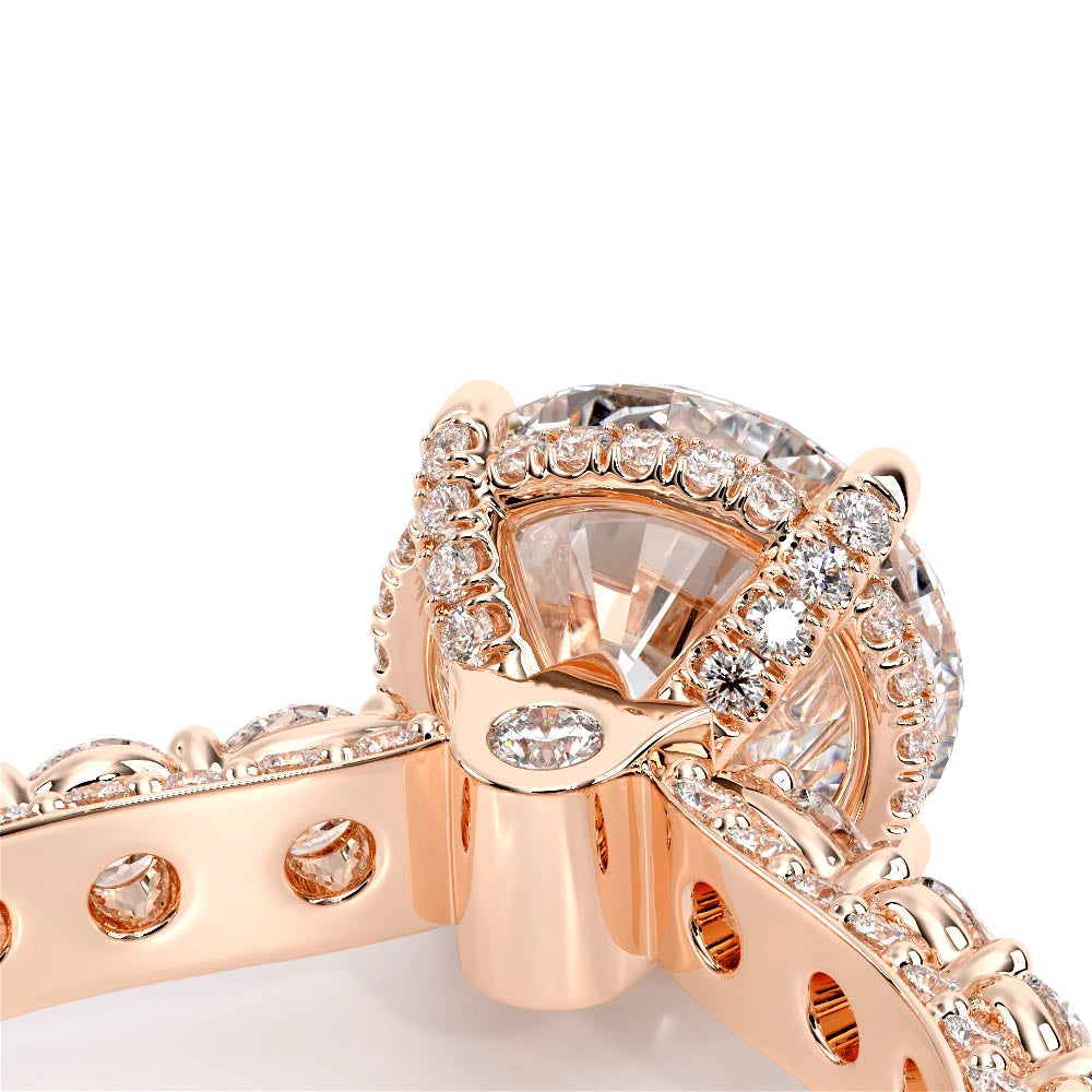 Couture-0489R25-14K Rose Gold Round