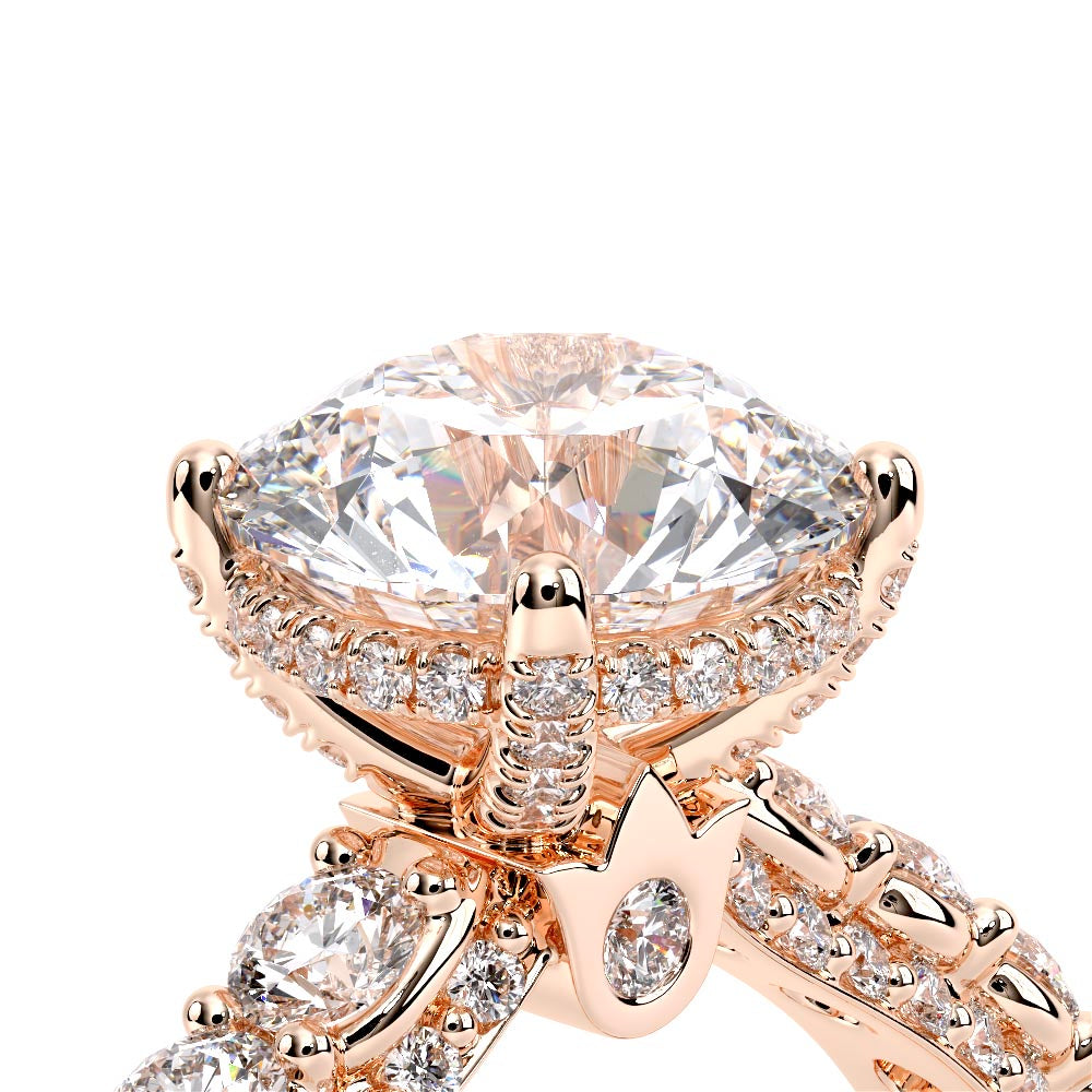 Couture-0489R25-14K Rose Gold Round