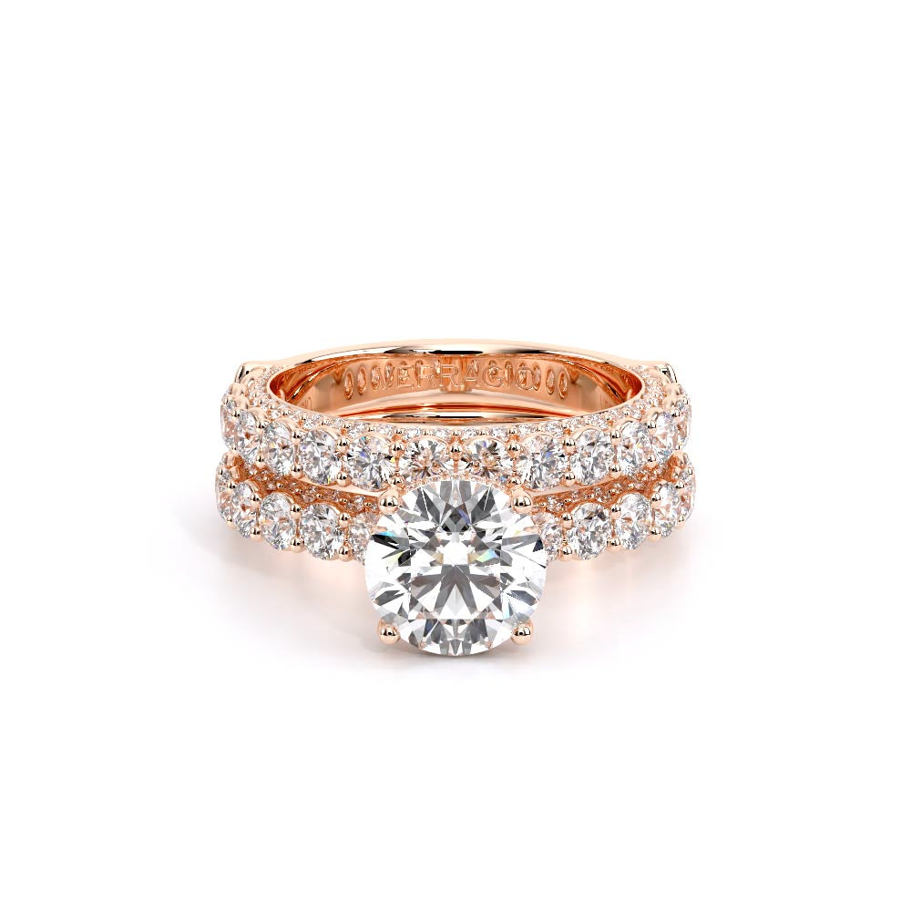 Couture-0489R25-14K Rose Gold Round
