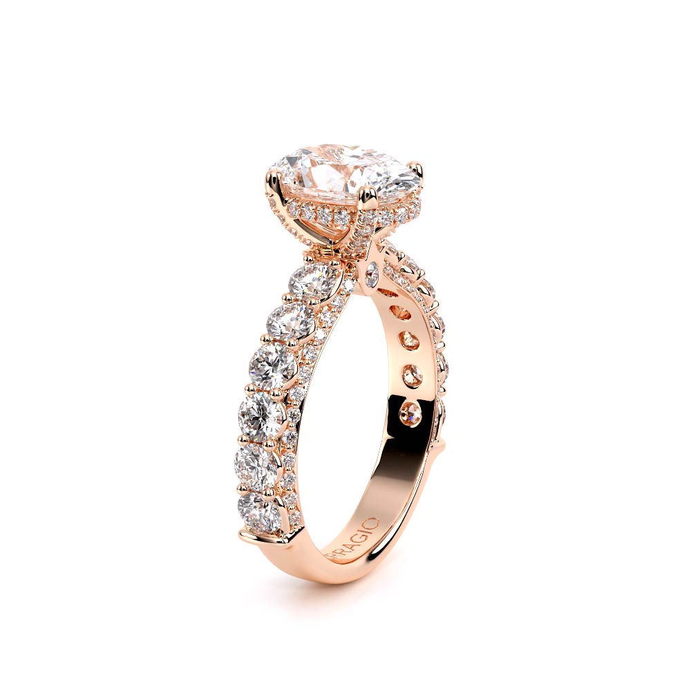 Verragio Pave Oval Engagement Ring