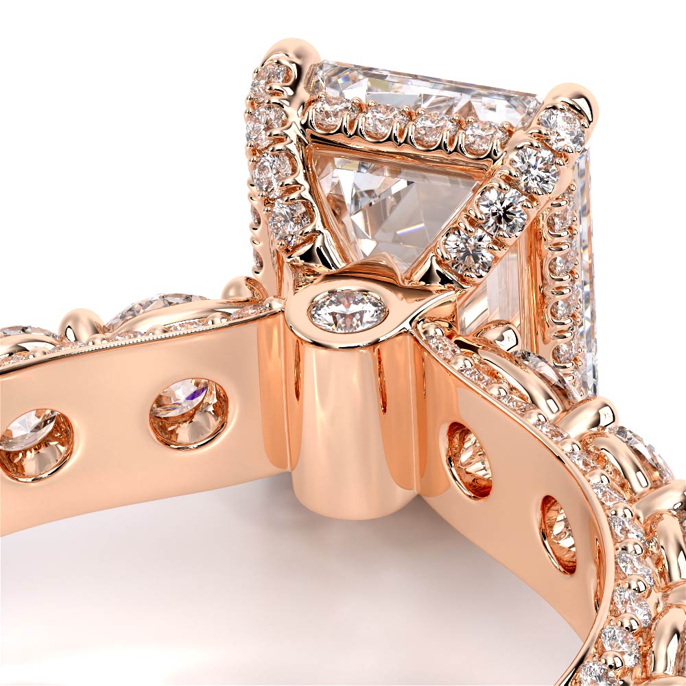 Verragio Pave Emerald Engagement Ring