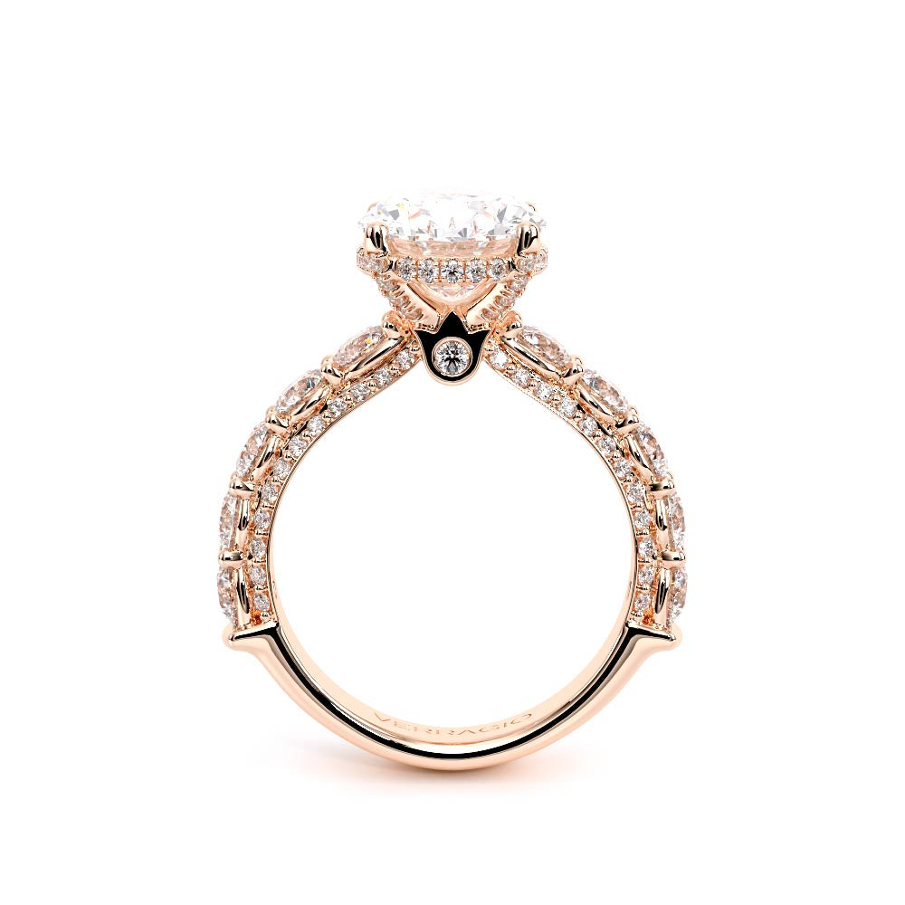 Couture-0489OV34-14K Rose Gold Oval