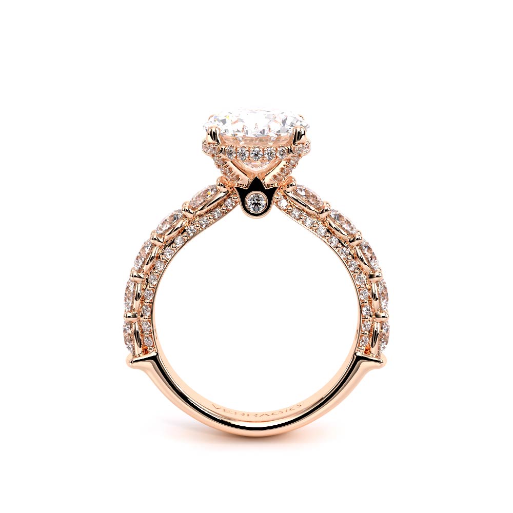 Verragio Pave Oval Engagement Ring