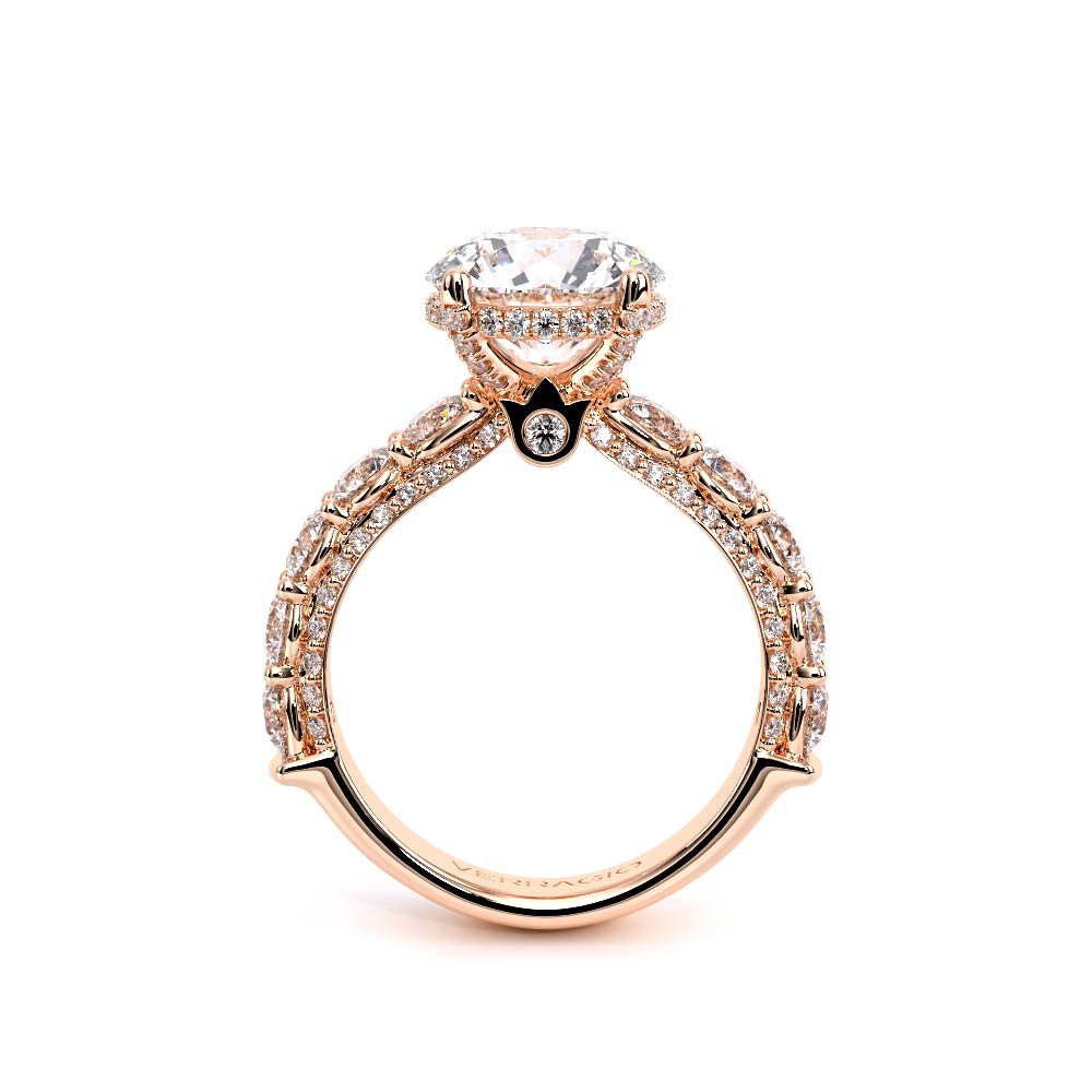 Verragio Pave Round Engagement Ring