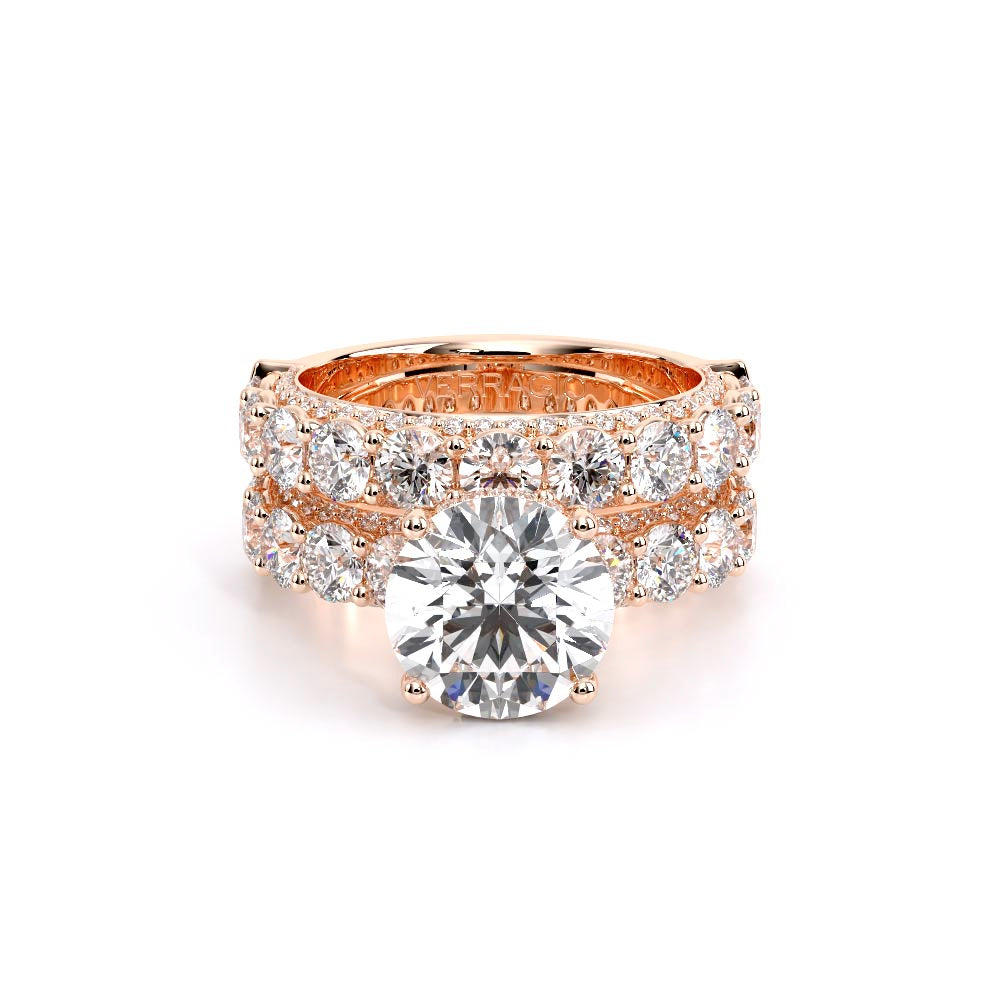 Couture-0489R34-14K Rose Gold Round