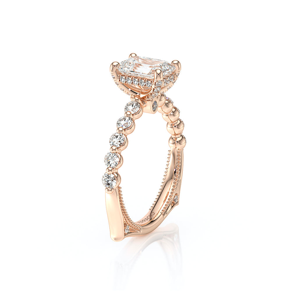 Vanguard-2201EM-18K Rose Gold Emerald