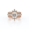Vanguard-2201EM-14K Rose Gold Emerald