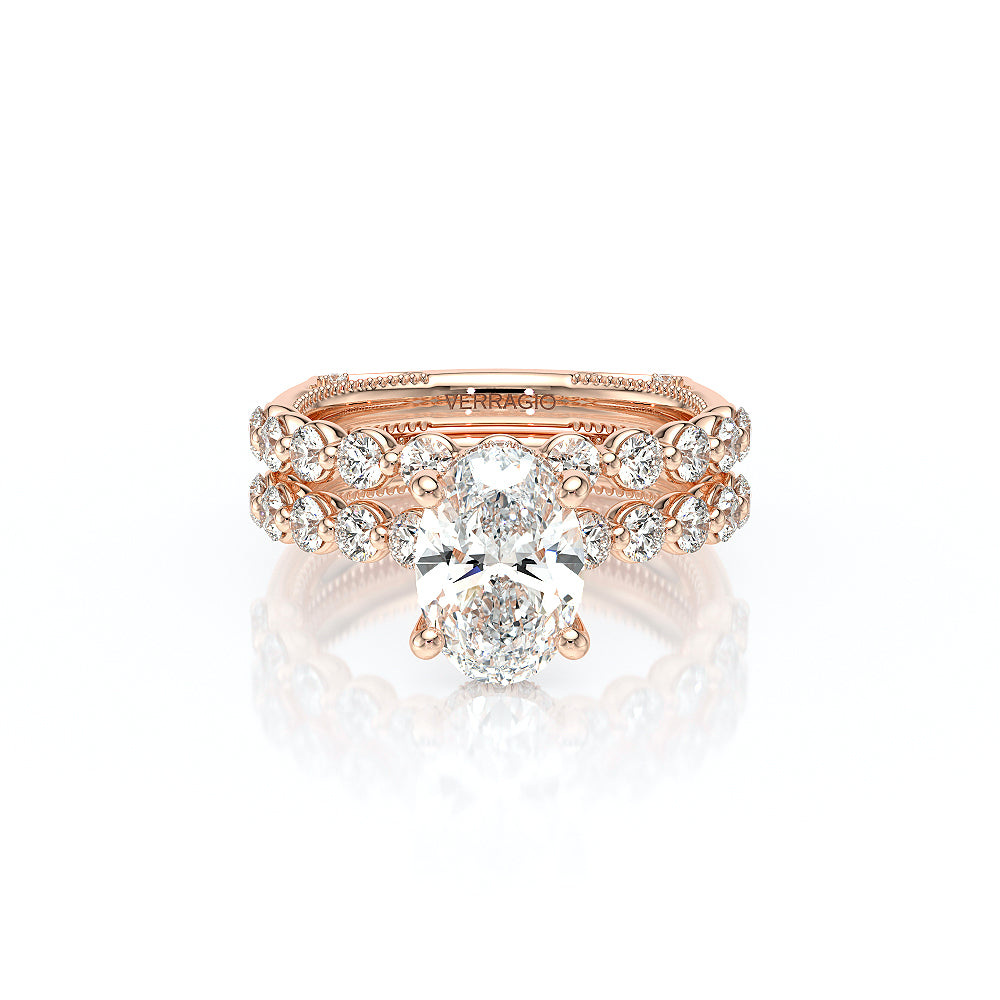 Vanguard-2201OV-14K Rose Gold Oval