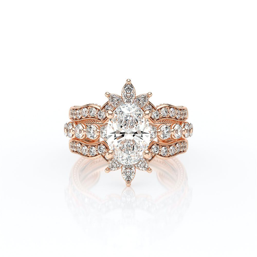 Vanguard-2201OV-18K Rose Gold Oval