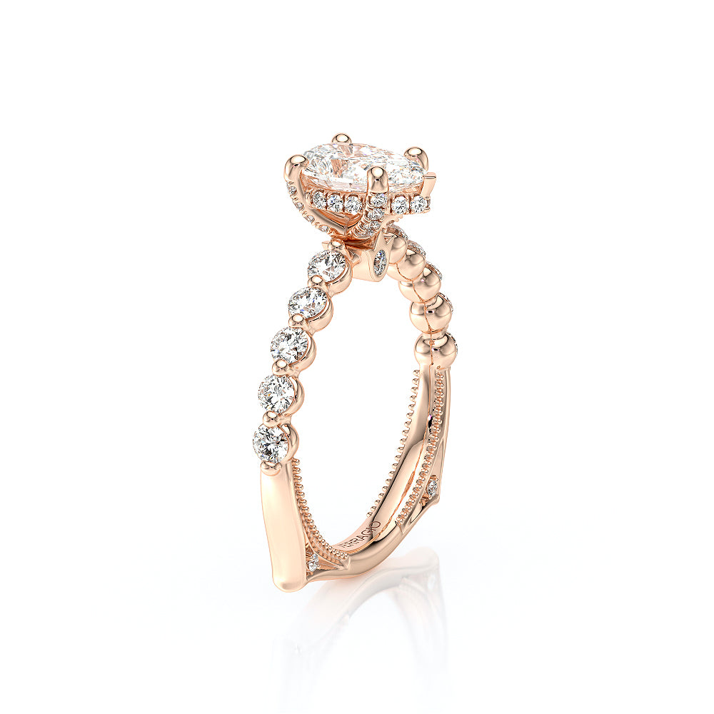 Vanguard-2201PS-18K Rose Gold Pear