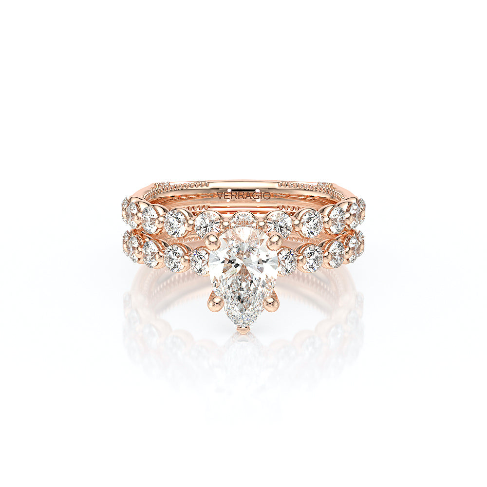 Vanguard-2201PS-18K Rose Gold Pear