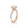Vanguard-2201R-14K Rose Gold Round