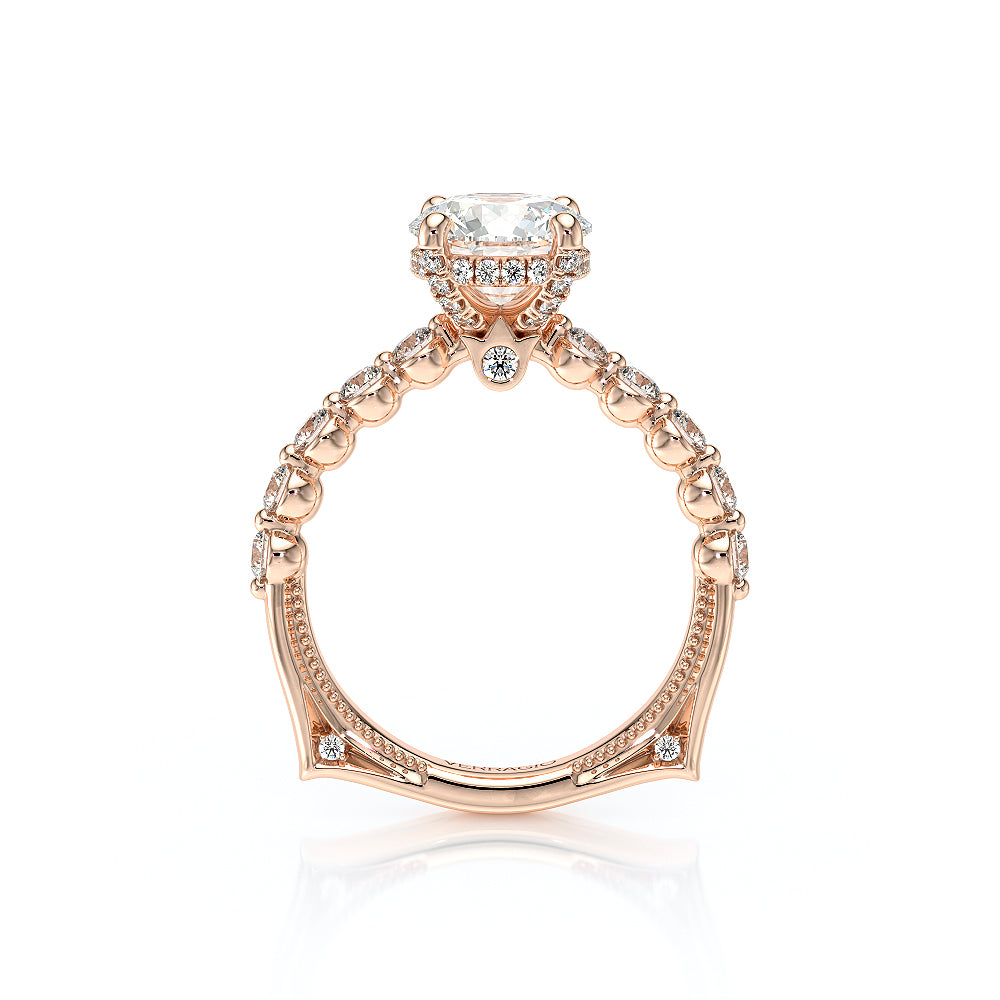 Vanguard-2201R-14K Rose Gold Round